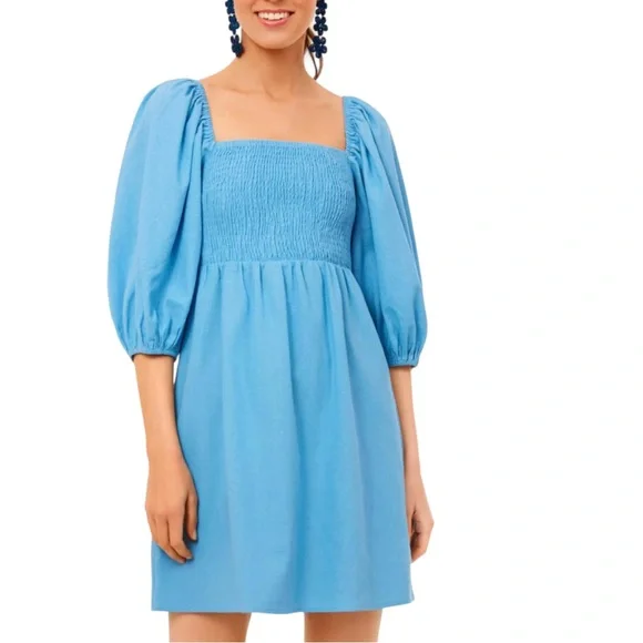 Tuckernuck •  Blue Annie Smocked Dress NWOT - Picture 7 of 15